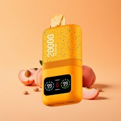 Aivono Aim Magic 20000 Puffs Disposable Vape Fersken Is med LCD-display og Type-C opladning