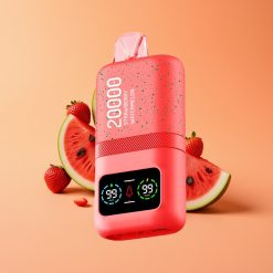 Aivono Aim Magic 20000 Puffs Disposable Vape Jordbær vandmelon med LCD-skærm og Type-C opladning