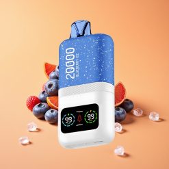 Aivono Aim Magic 20000 Puffs Engangs Vape Blåbær Is med LCD-skærm og Type-C opladning
