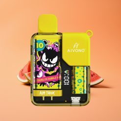 Aivono Aim Tank 9500 Puffs Engangs Vandmelon Tyggegummi Aivono AIM-TANK 9500 Puffs 18ml 650mAh
