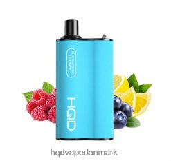 blå hindbær limonade HQD BOX 4000 pust 22D0XP92 - HQD vape Danmark