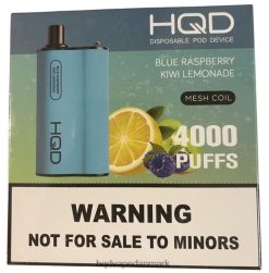 blåbær hindbær kiwi limonade HQD BOX 4000 pust 22D0XP85 - HQD vape shop