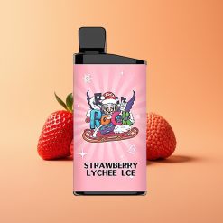 Denmark distributors IGET Bar 3500 Puffs Engangs Vape Jordbær Lychee Is 1400 mAh