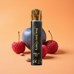 Denmark distributors JNR Black&Golden 800 Puffs Engangs Vape Blå Hindbær Kirsebær