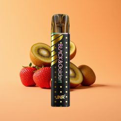 Denmark distributors JNR Black&Golden 800 Puffs Engangs Vape Jordbær Kiwi