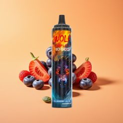 Denmark distributors JNR Wolf Niplo 10000 Puffs Disposable Vape Blåbær På Is 20ml
