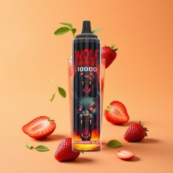 Denmark distributors JNR Wolf Niplo 10000 Puffs Engangs Vape Jordbær Mojito 20ml