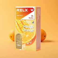 Denmark distributors Relx Pod Pro 2 Mango Appelsin 0% Nikotin 1,9ml 600 puff
