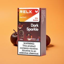 Denmark distributors RELX Pod Pro 2 Mørk Glitre Nikotin 5% 1,9ml 600 puff