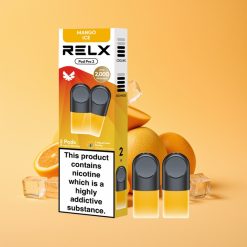 Denmark distributors Relx Pod Pro 2 Vape Apparat Nikotinindhold 1,8% Mango Is