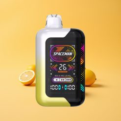 Denmark distributors SMOK SPACEMAN SP40000 Engangsvape Citronpop 1000mAh batteri