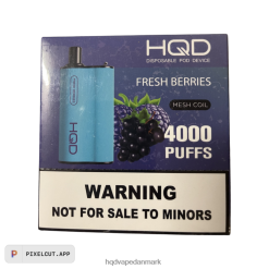 friske bær HQD BOX 4000 pust 22D0XP102 - HQD vape Danmark