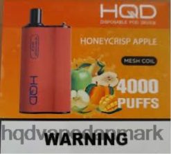 honningsprødt æble HQD BOX 4000 pust 22D0XP115 - HQD vape shop