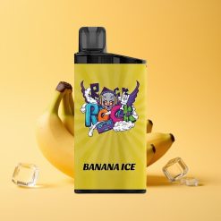 IGET Bar 3500 Puffs Engangs Vape Bananis Is med 1,2 Ohm Mesh Coil og 1400 mAh