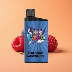 IGET Bar 3500 Puffs Engangs Vape Blåbær Hindbær med 1400 mAh batteri