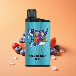 IGET Bar 3500 Puffs Engangs Vape Blåbær Is med 1400 mAh Batteri