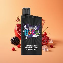IGET Bar 3500 Puffs Engangs Vape Brombær Granatæble Kirsebær Is med 1400 mAh batteri
