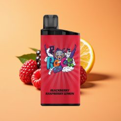 IGET Bar 3500 Puffs Engangs Vape Brombær Hindbær Citron med 1400 mAh batteri
