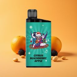 IGET Bar 3500 Puffs Engangs Vape Citrus Brombær Æble 1400 mAh