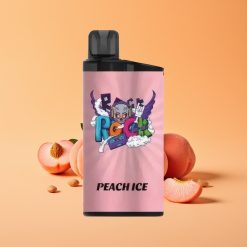 IGET Bar 3500 Puffs Engangs Vape Fersken Is med 1400 mAh Batteri