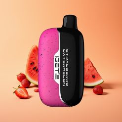 IGET Moon K5000 Puffs Engangs Vape Jordbær Vandmelon Is med Mesh Coil 1,35 Ohm