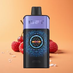 IGET ONE 12000 Puffs Engangs Vape Hindbær Vindrue Is med 2700 mAh Batteri
