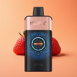 IGET ONE 12000 Puffs Engangs Vape Jordbær Hindbær med 2700 mAh Batteri