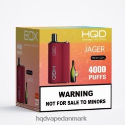jager HQD BOX 4000 pust 22D0XP113 - HQD vape københavn