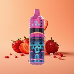 JNR Alien 10000 Puffs Bærbar E-damp Jordbær Is med 850mAh Batteri