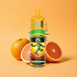 JNR Alien 10000 Puffs Disposable Vape Tropisk Punch og JNR Alien 10000 Puffs med RGB-lys