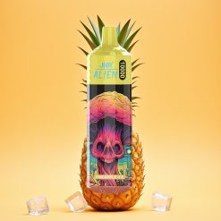 JNR Alien 10000 Puffs Engangs-vape Ananas is med 850mAh batteri