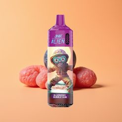 JNR Alien 10000 Puffs Engangsvaper Blåbobletyggegummi med Type-C Hurtigopladning