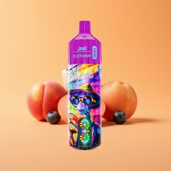 JNR Alien Max 18000 Puffs Bærbar E-cigaret Fersken Blåbær Slik med Smart LED Display