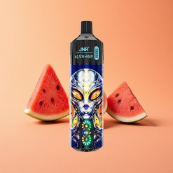 JNR Alien Max 18000 Puffs Bærbar Vape Jordbær Vandmelon Tyggegummi med Smart LED Display