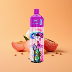 JNR Alien Max 18000 Puffs Disposable Vape Hvid Fersken Razz med Smart LED Display