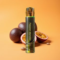 JNR Black&Golden 600+200 Puffs Engangs Vape Lidenskabsmonster 800 Puffs