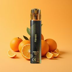 JNR Black&Golden 600+200 Puffs Engangs Vape Vimtu med 800 Puffs og 550mAh