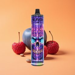 JNR Calavera 11000 Puffs Disposable Vape Blå Hindbær Kirsebær med 850 mAh Batteri