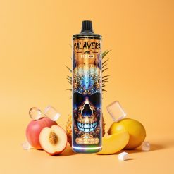 JNR Calavera 11000 Puffs Disposable Vape Fersken Mango Ananas Is med Type-C opladning og 850 mAh batteri