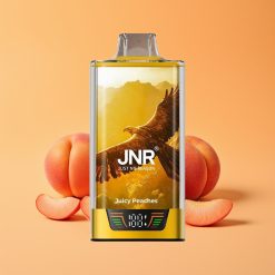 JNR Falcon Pro 28000 Disposable Vape Saftige Ferskener med Smart Display og USB Type-C