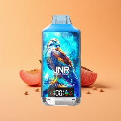 JNR Falcon X 18000 Puffs Disposable Vape Hvid Fersken Razz 24ml 750mAh