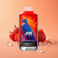 JNR Falcon X 18000 Puffs Engangs Vape Jordbær Is med 24ml og Type-C Hurtigopladning