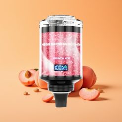 JNR Mega Shisha Hookah 100K Desktop Kompatibilitet Fersken Is 2200mAh