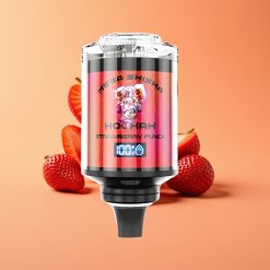 JNR Mega Shisha Hookah 100K Desktop Kompatibilitet Jordbær Punch 2200mAh