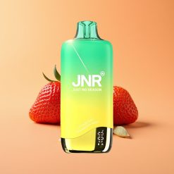 JNR Rainbow 10500 Puffs Engangs Vape Jordbær Ferskenmynte med 18ml e-Liquid Tank og 600mAh Batteri