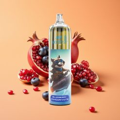 JNR Rocket-X 12400 Puffs Disposable Vape Blåbær Granatæble med Justerbar Luftgennemstrømning