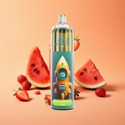 JNR Rocket-X 12400 Puffs Disposable Vape Jordbær Vandmelon Is med Justerbar Luftstrøm