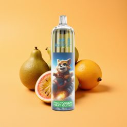 JNR Rocket-X 12400 Puffs Engangs Vape Kiwi Passionsfrugt Guava med Justerbar Luftstrøm og Type-C Hurtigopladning