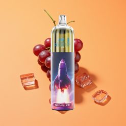 JNR Rocket-X 12400 Puffs Engangs Vape Vinis Is med Justerbar Luftstrøm og Type-C Hurtigopladning