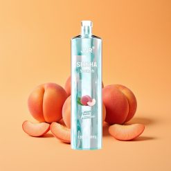 JNR Shisha Hookah 12000 Puffs Engangs Vape Saftige Ferskner 24ml 750mAh